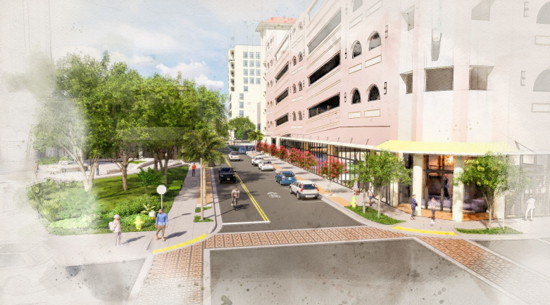 Renovation of Osceola Corridor with new street attractions. 