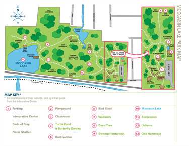 Moccasin Lake Nature Park Map