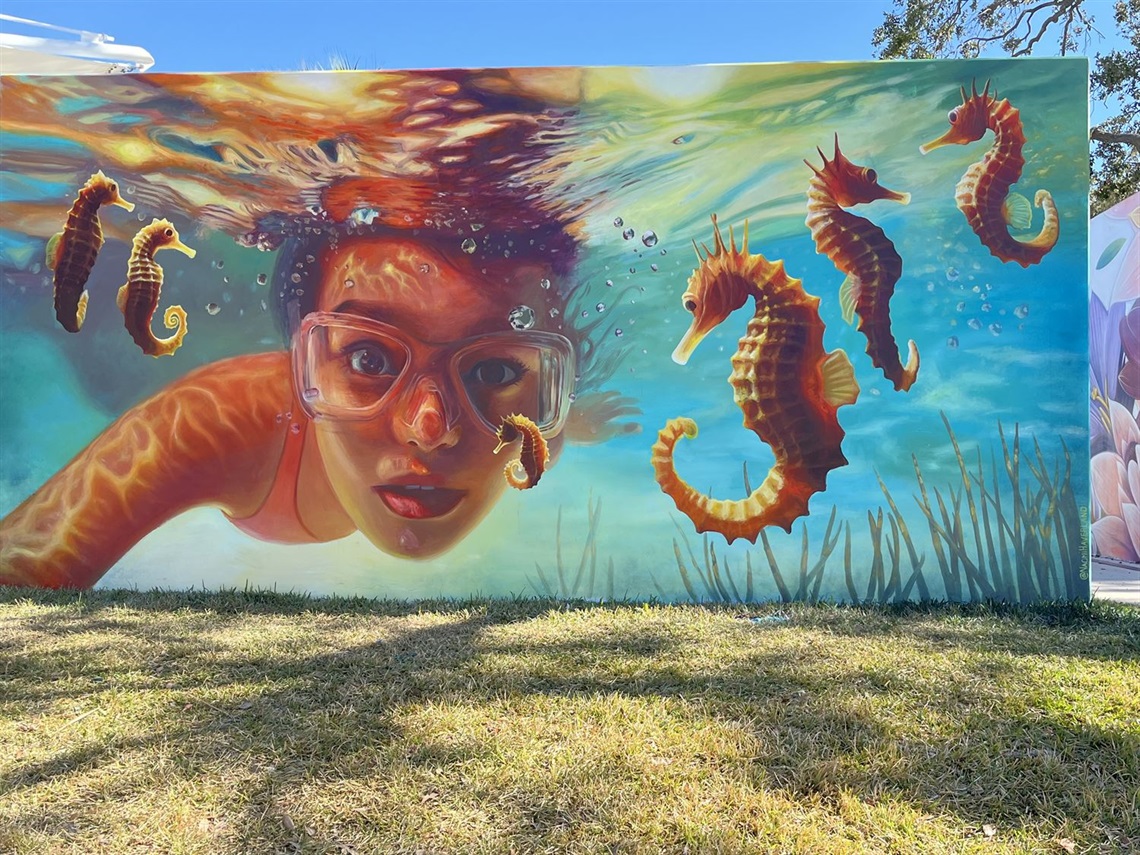 Image of Mural titled Clear Water Wonders