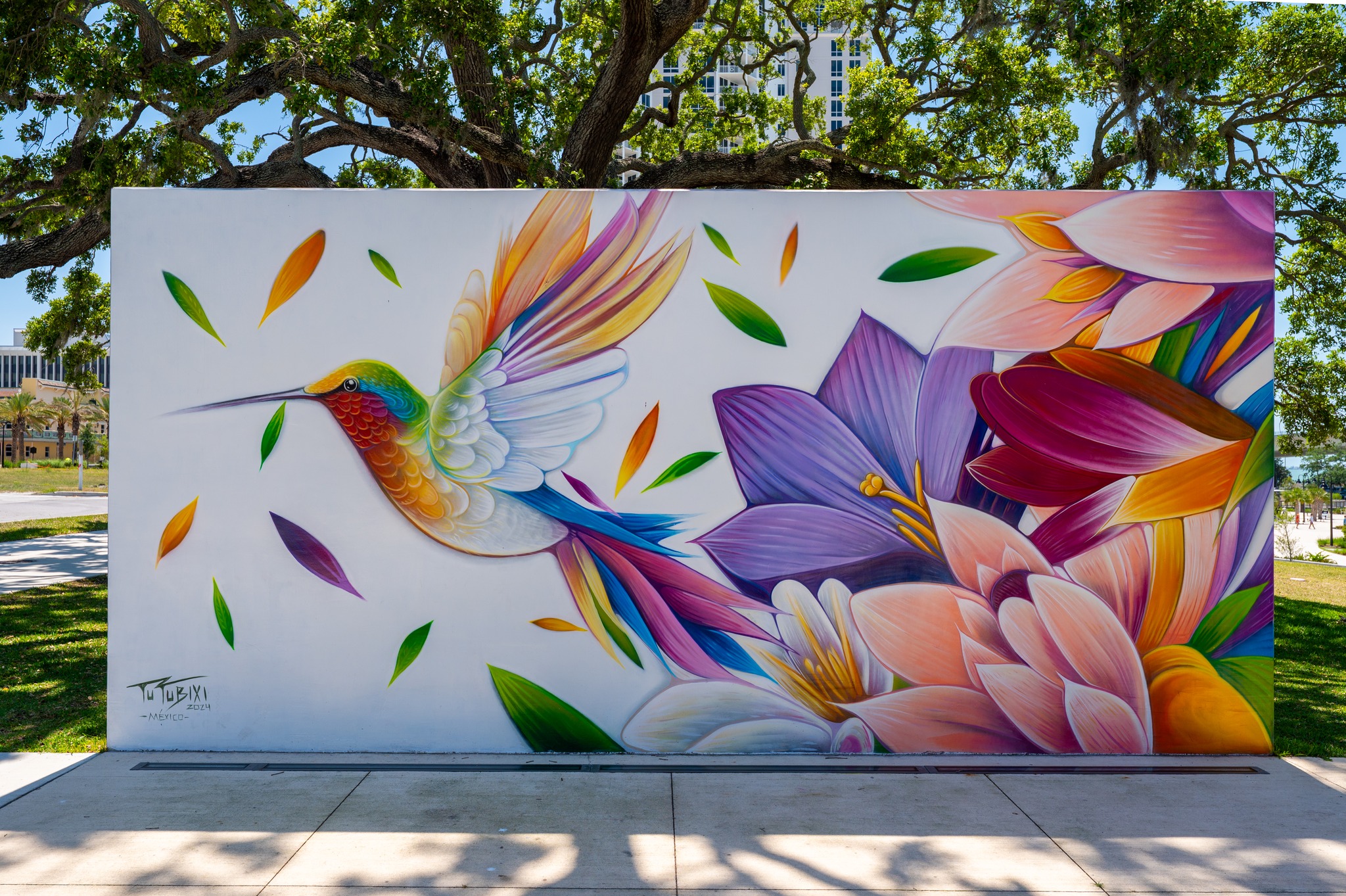 Journey of Hummingbird mural
