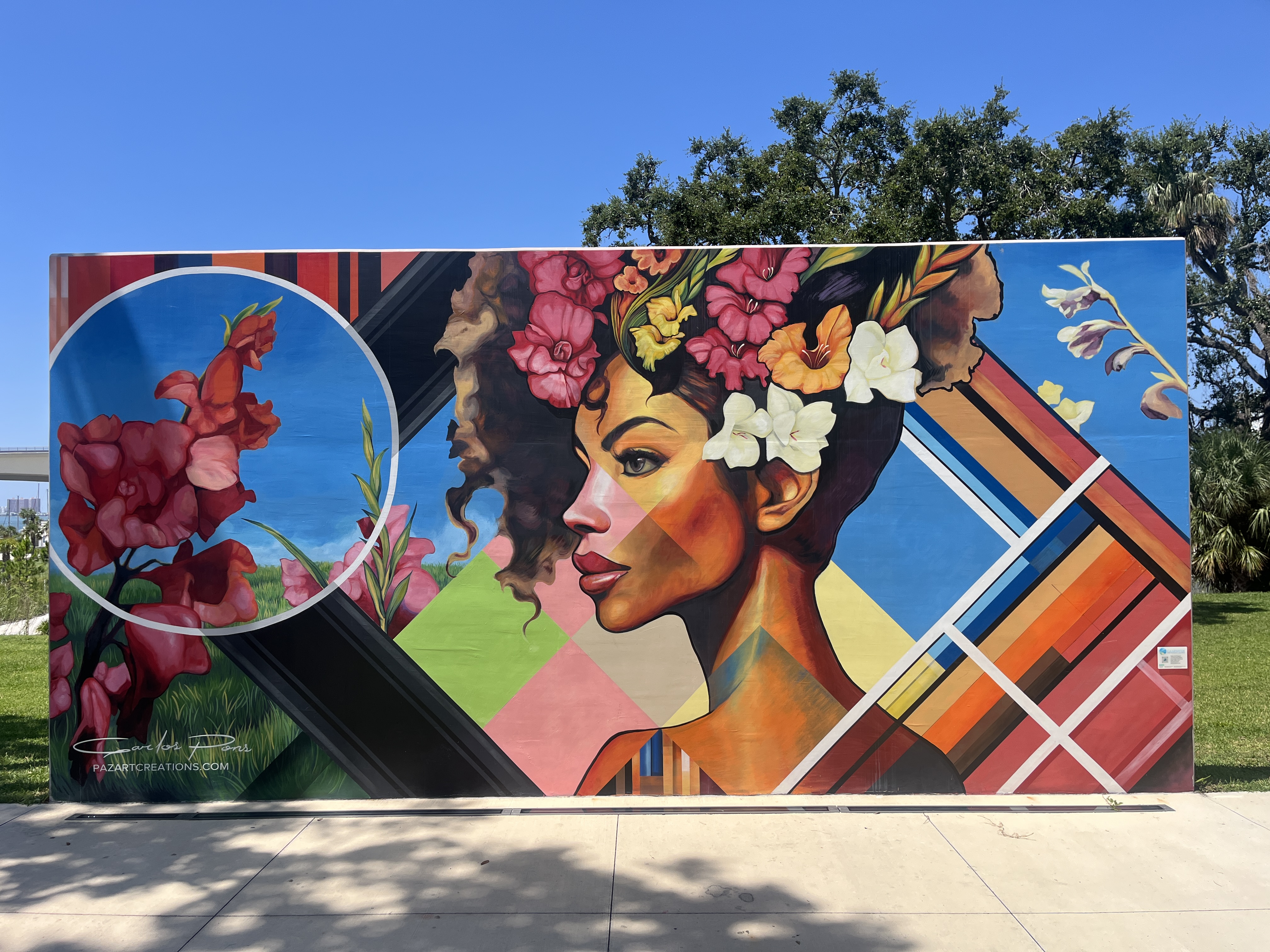 reflejos de luz mural