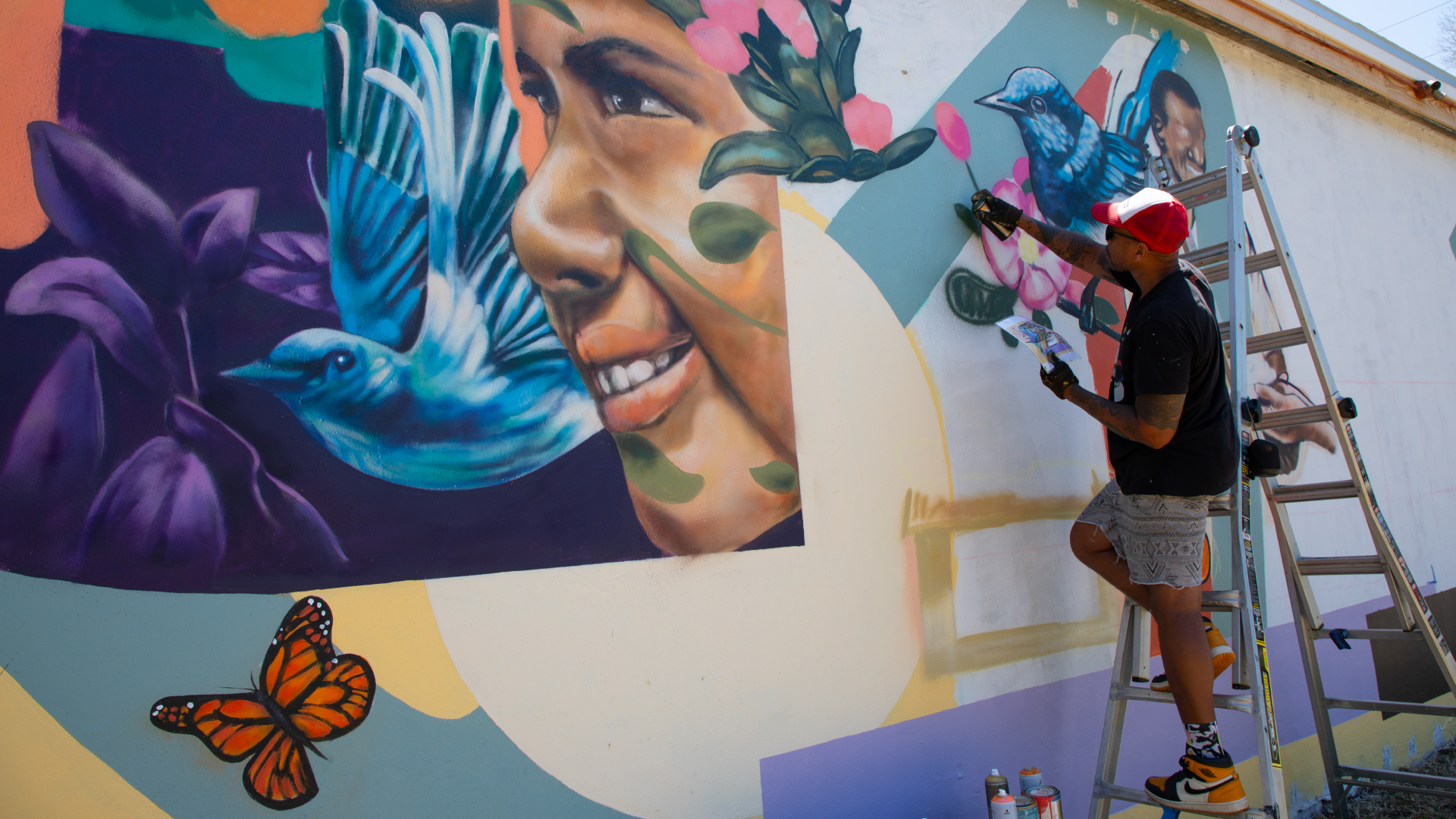 Image of The Rapture of Community Love mural