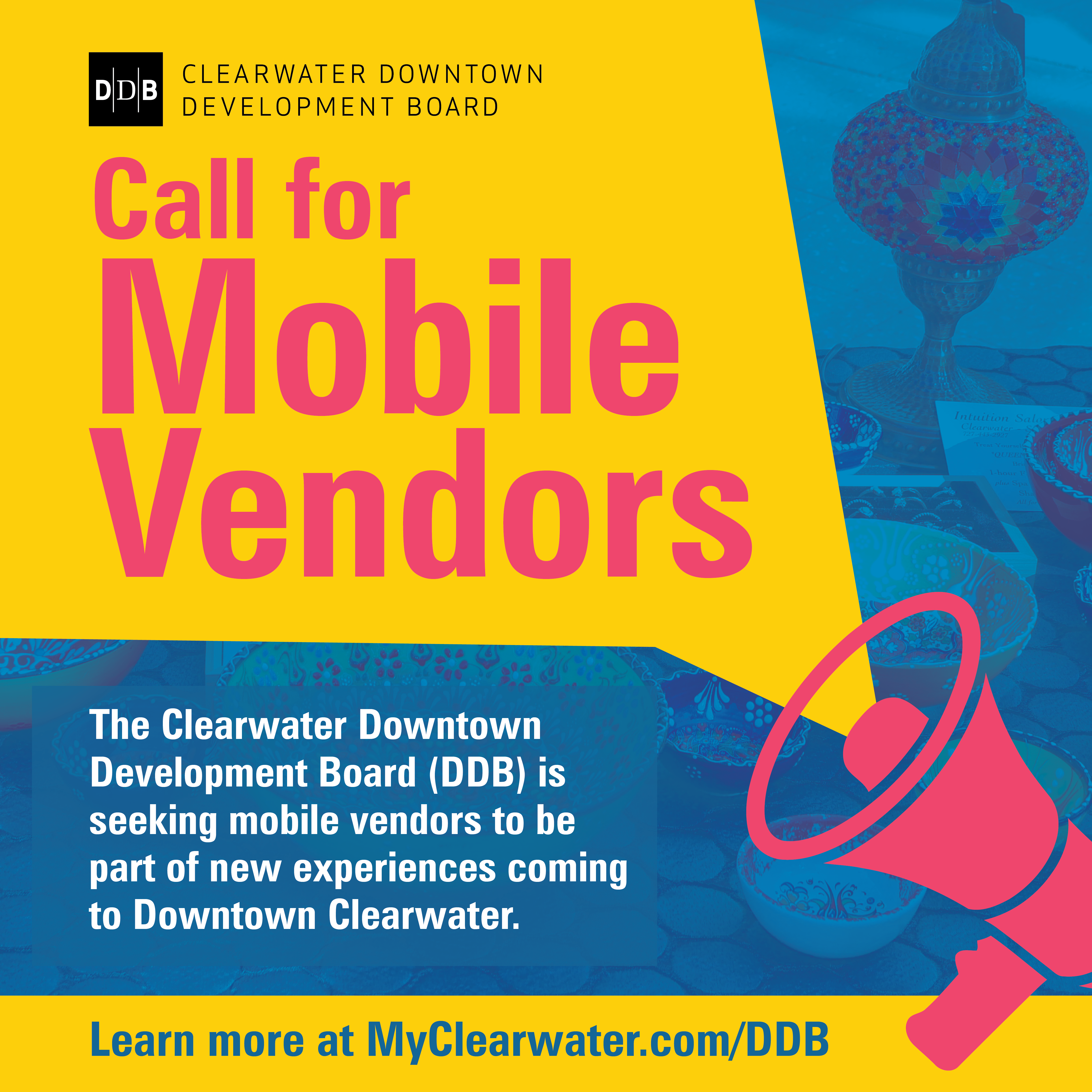 Call for Mobile Vendors Digital Graphic