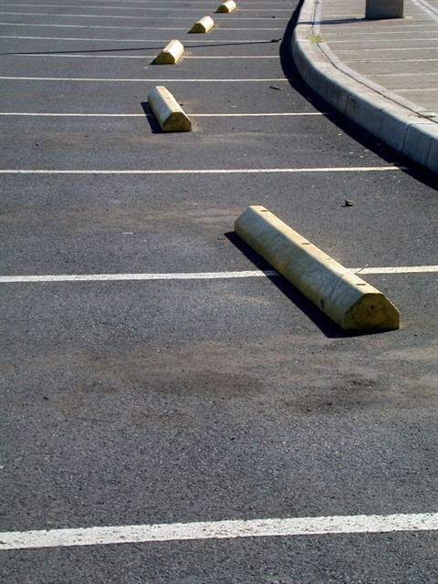 Parking lot - closeup 