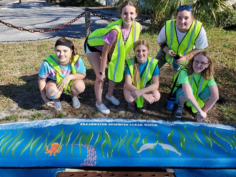 Storm drain art placemaking