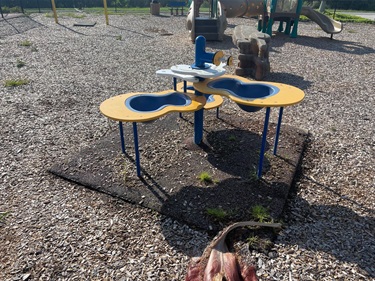 Sand table at bay park