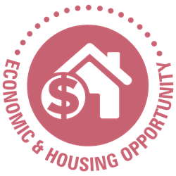 Economic and Housing icon of strategic plan