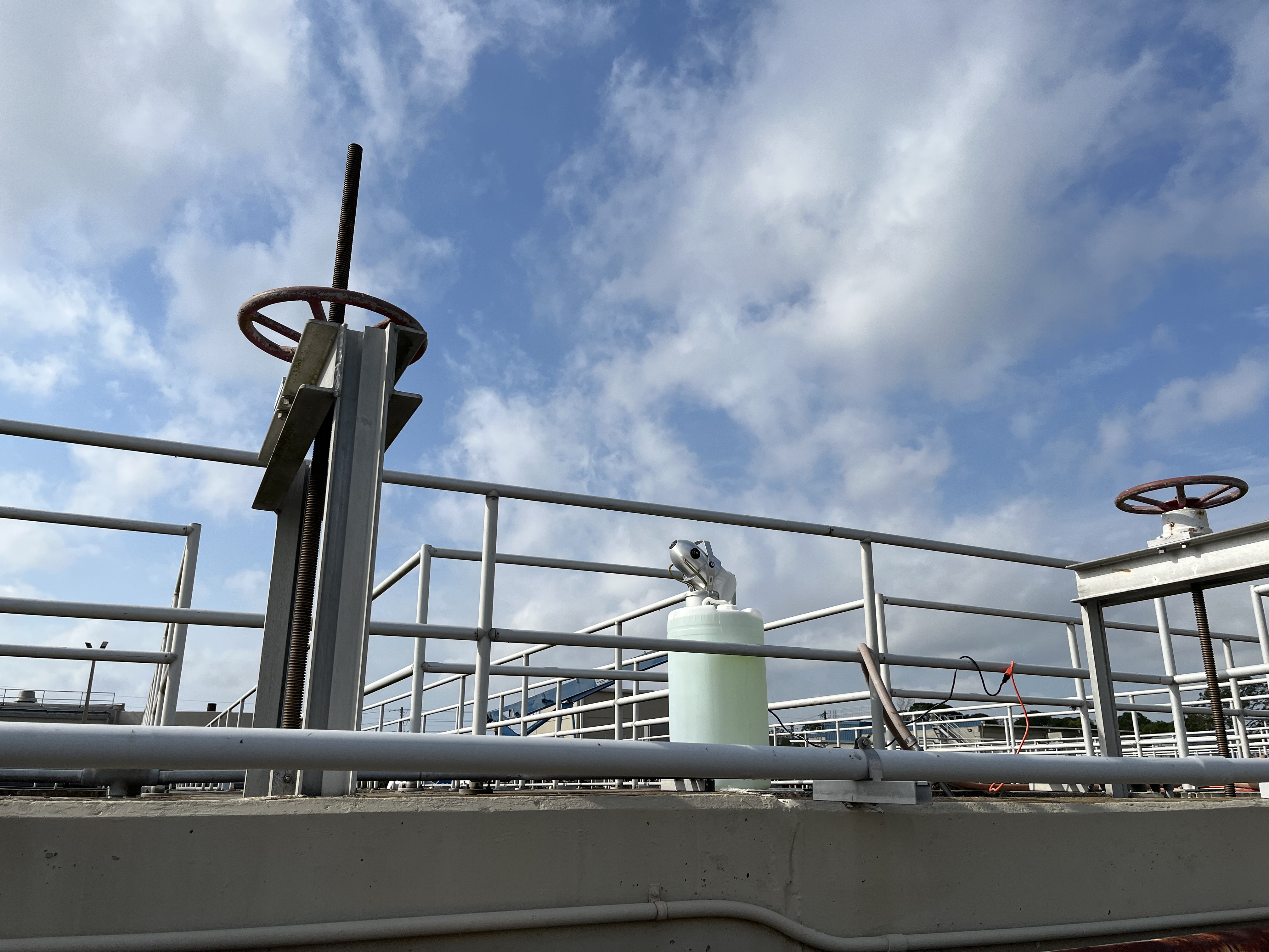 Three deodorant foggers have been placed throughout the Northeast Water Reclamation Facility.