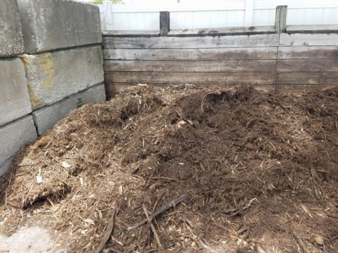 mulch pile