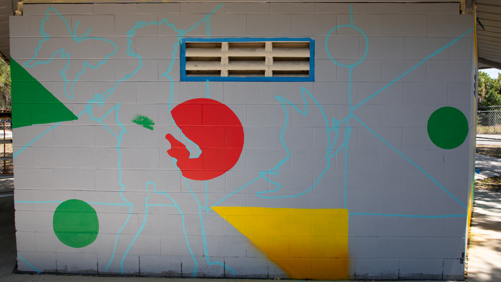 PLAY, LEARN, GROW mural