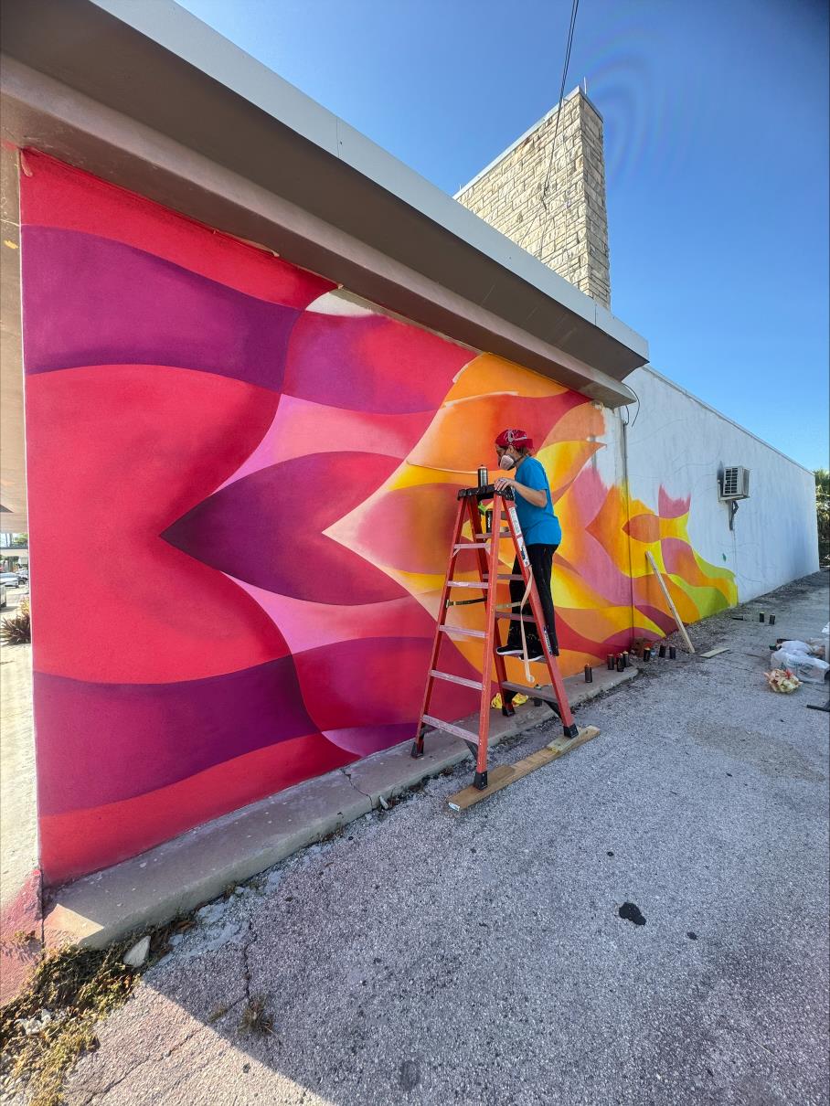 lueza painting wall mural