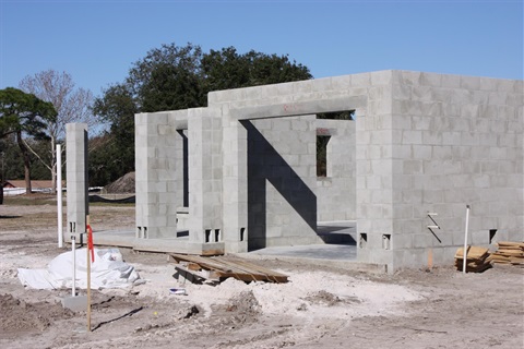 Habitat for Humanity Home under construction