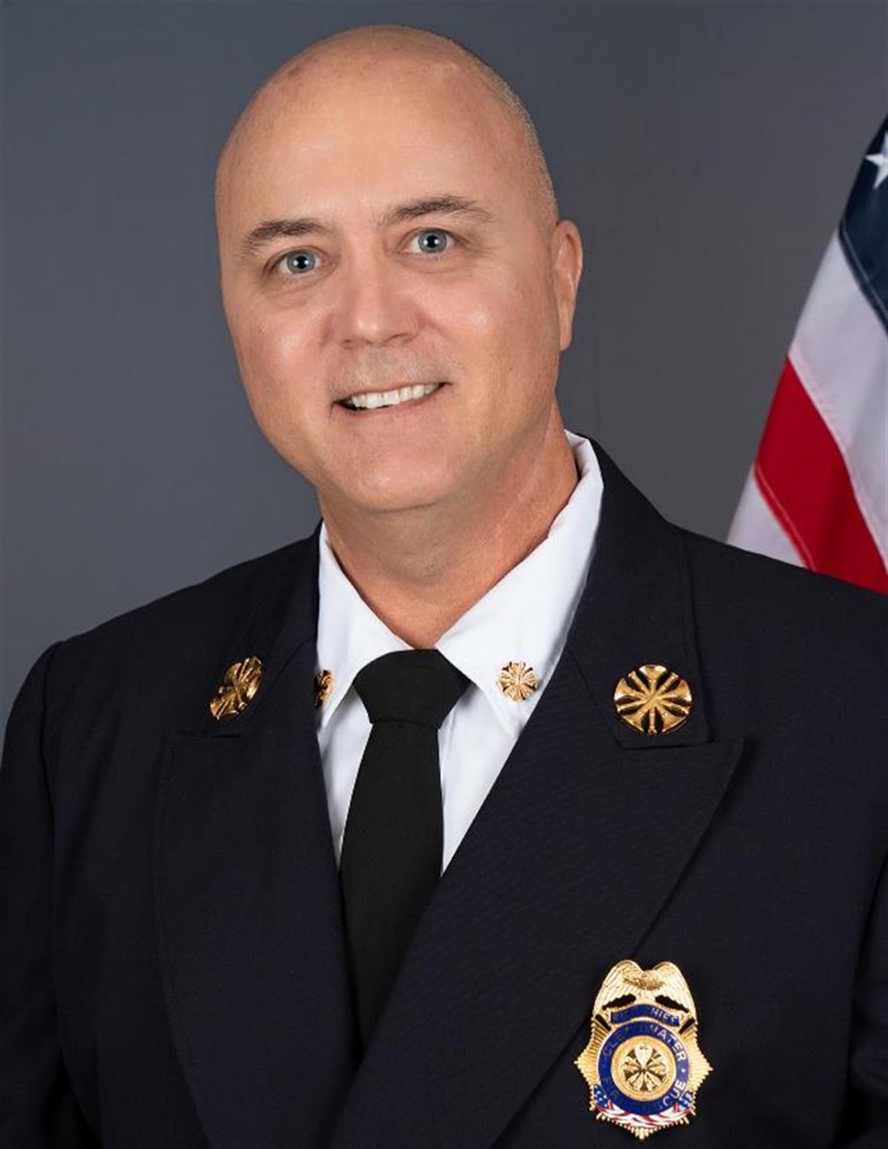 Headshot of Fire Chief Chad Pittman