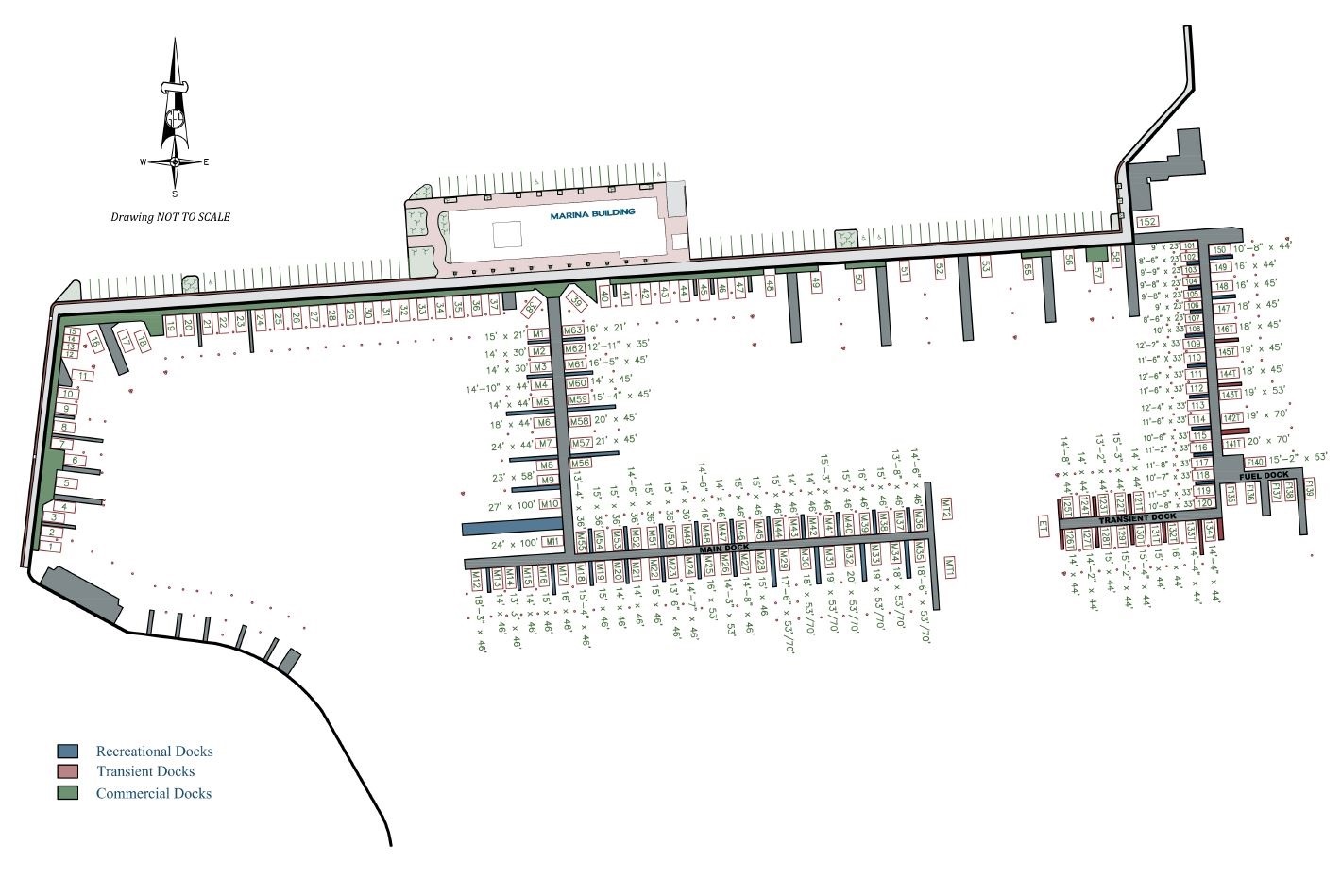 Clearwater Beach Marina Map