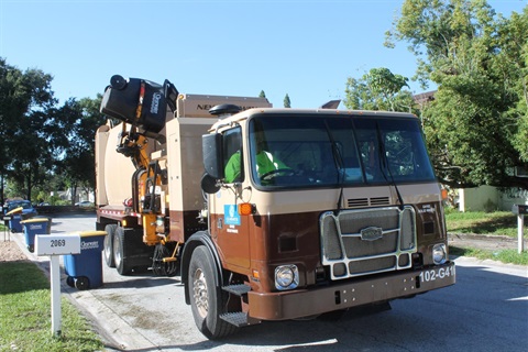 Trash collection in Clearwater 