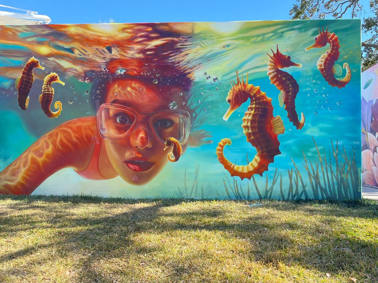 Image of wall mural titled Clear Water Wonders