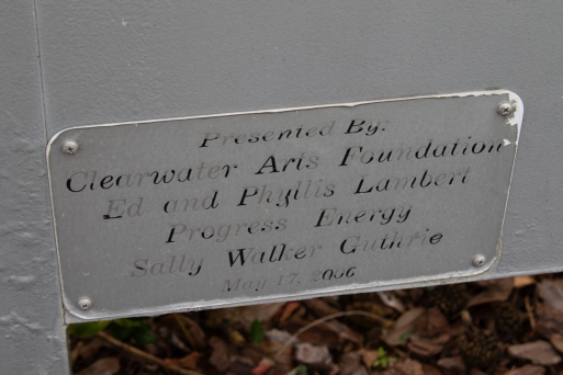 image of placard describing wall mural titled risk