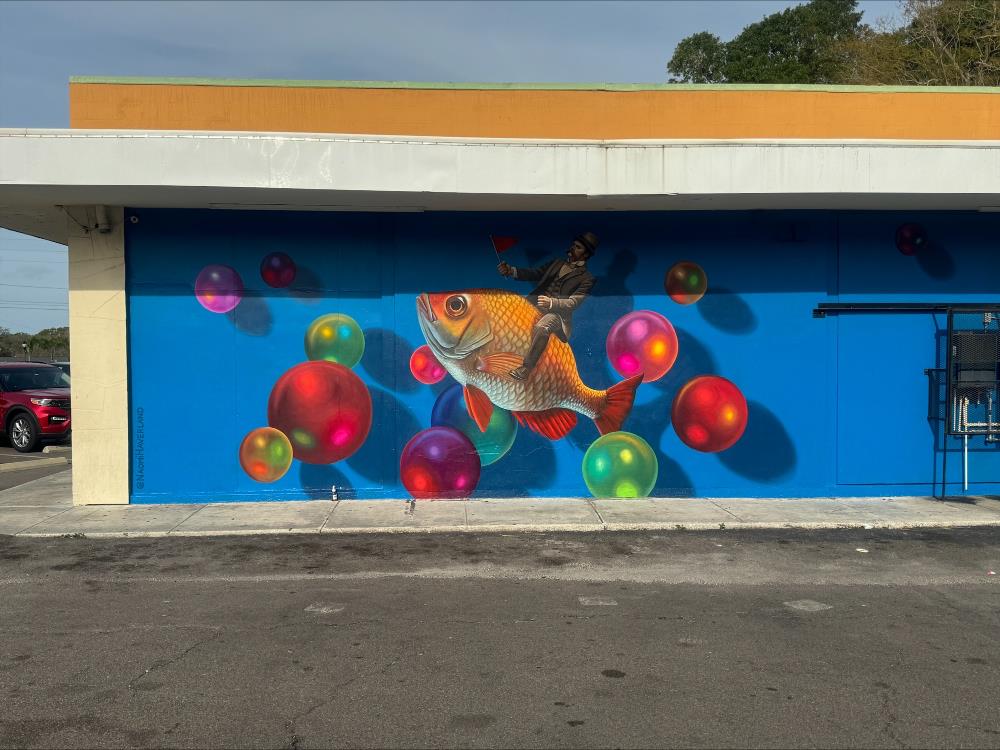 Image of Senor Bubble mural