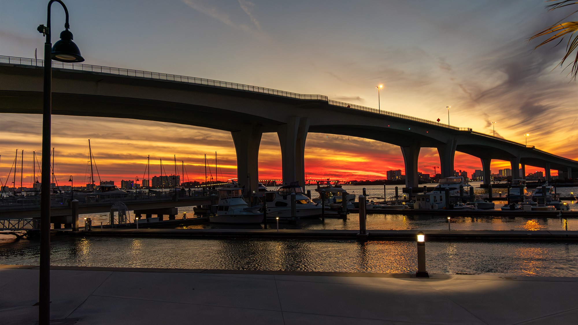 Coachman Park at Dark