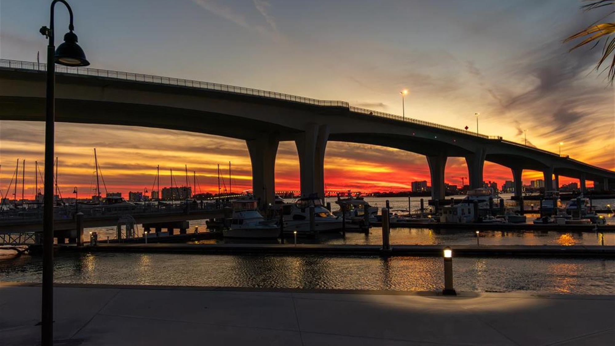 Coachman Park at Dark
