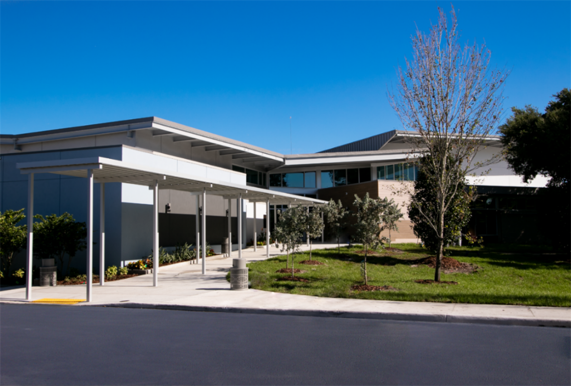 entrance to Morningside recreation center